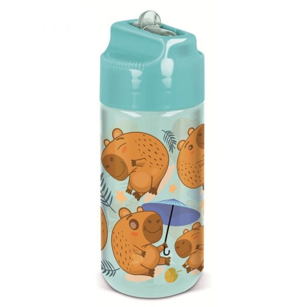 Botella con Pajita Capibara 430ml