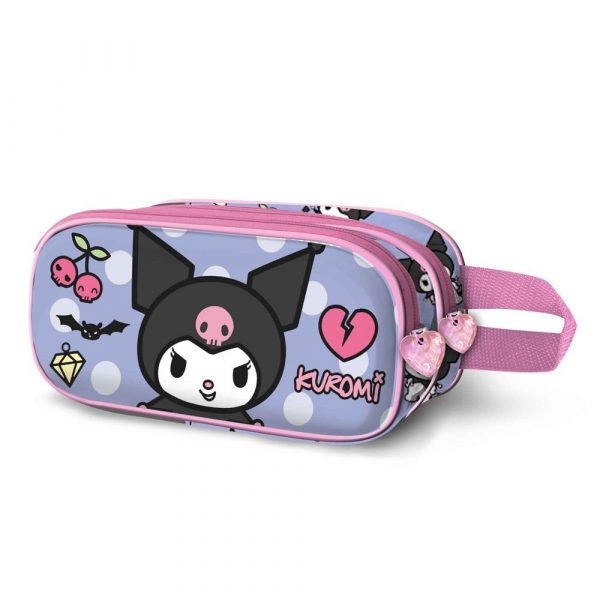 Estuche Doble 3D Kuromi