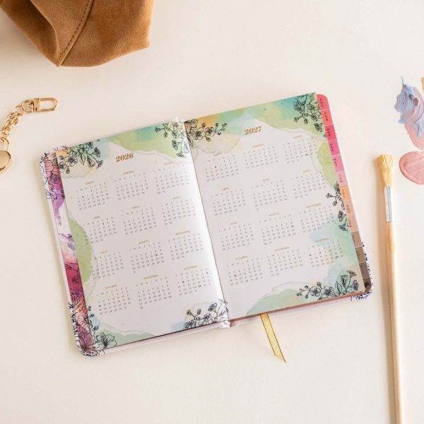 Agenda Anual Semana Vista Bolsillo La Vecina Rubia 2026