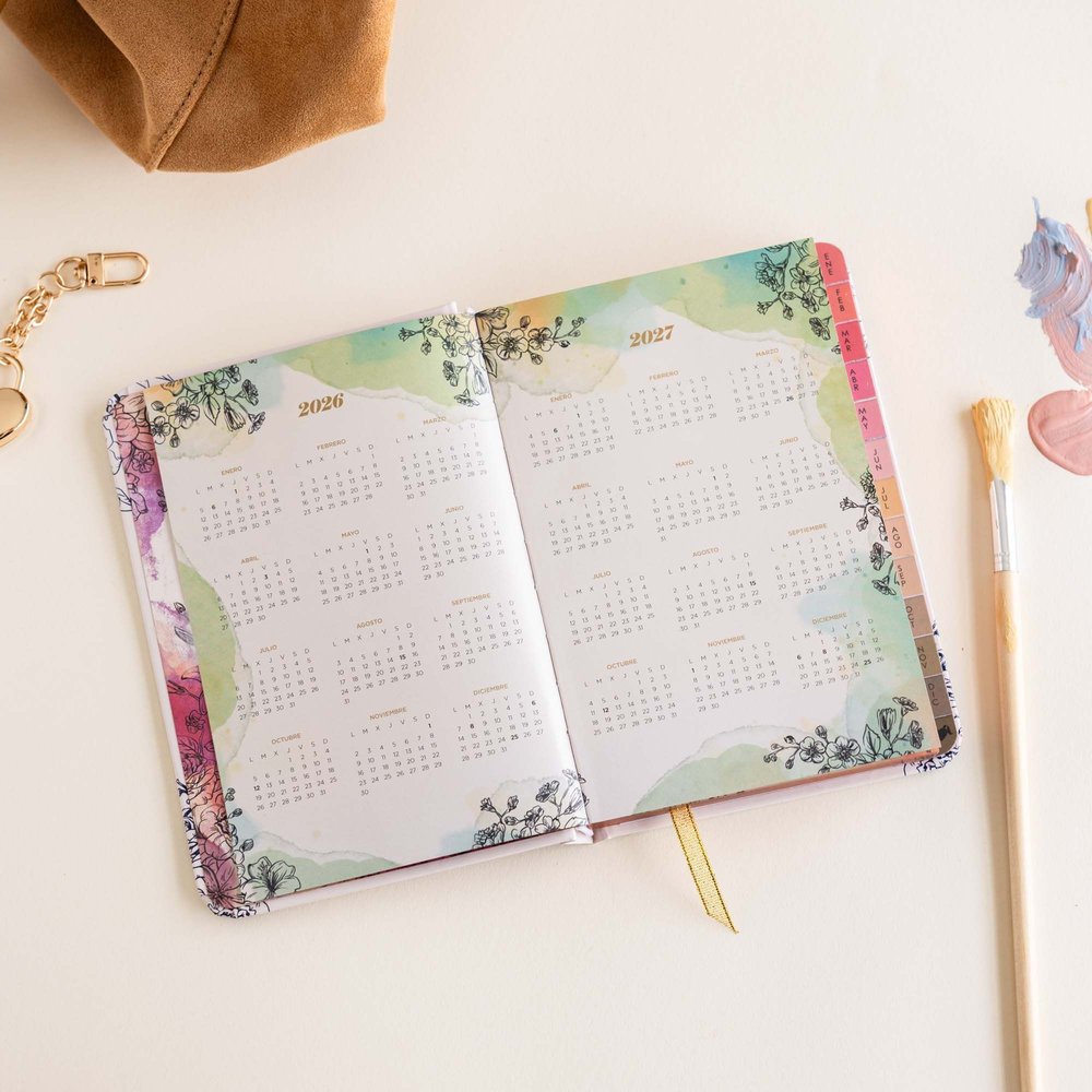 Agenda Anual Semana Vista Bolsillo La Vecina Rubia 2026 - Imagen 2