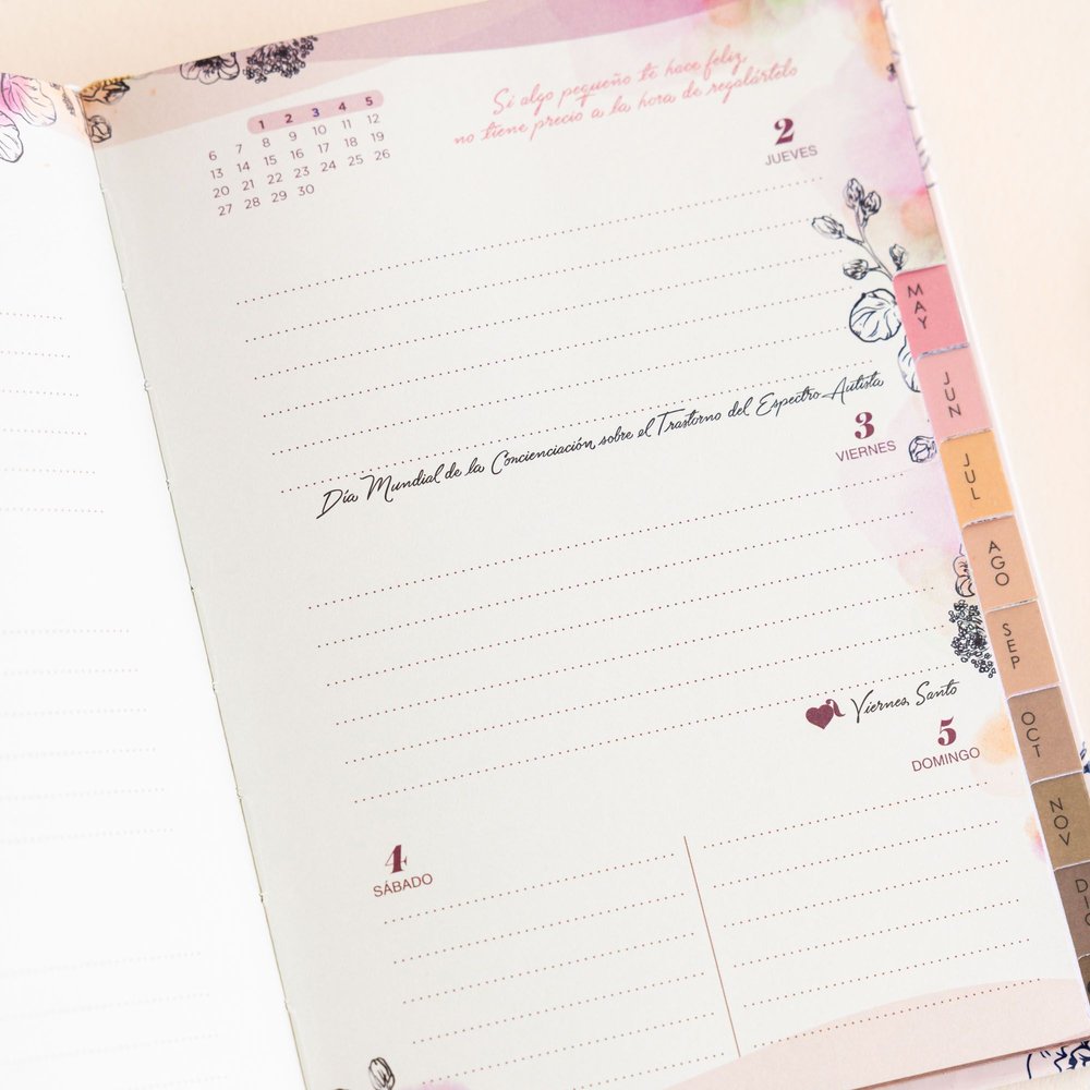 Agenda Anual Semana Vista Bolsillo La Vecina Rubia 2026 - Imagen 5