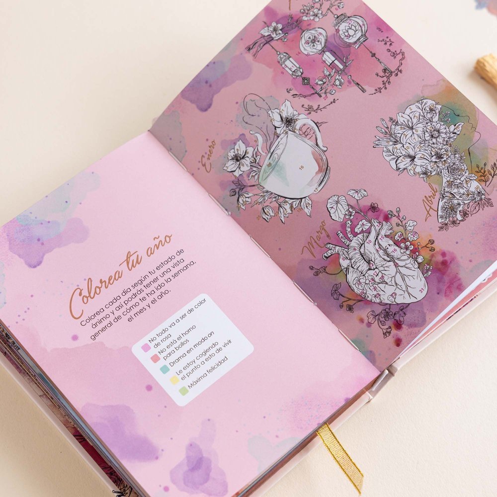 Agenda Anual Semana Vista Bolsillo La Vecina Rubia 2026 - Imagen 6