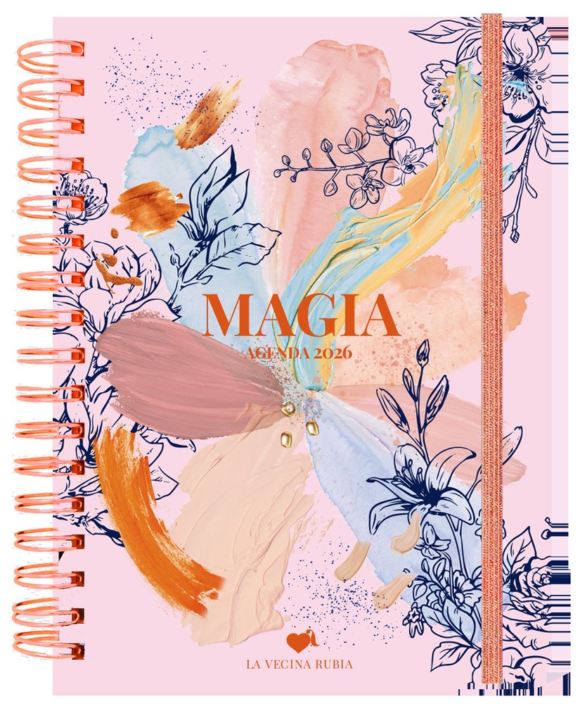 Agenda Anual Día Página A5 La Vecina Rubia 2026