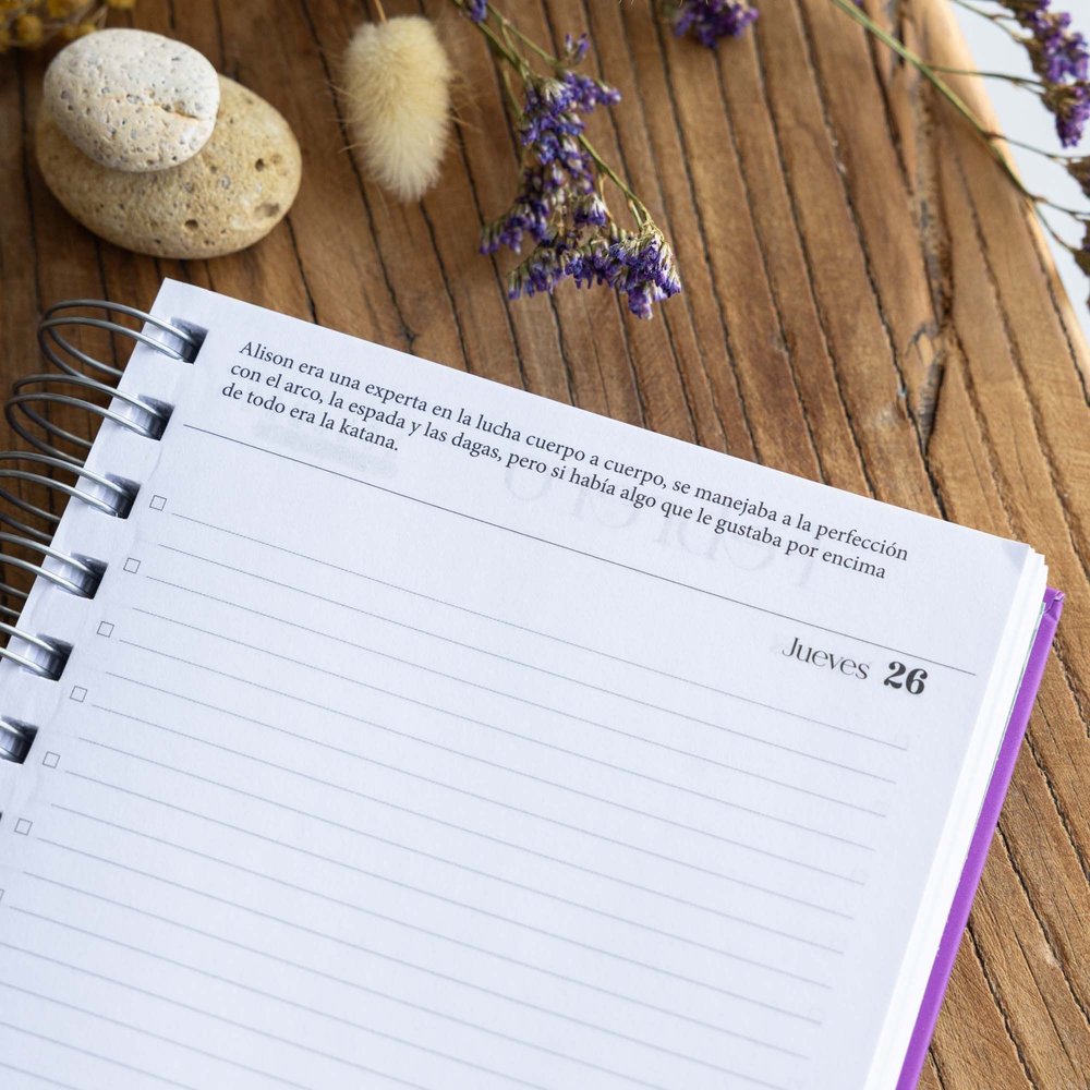 Agenda Anual Día Página A5 Megan Maxwell 2026 - Imagen 4