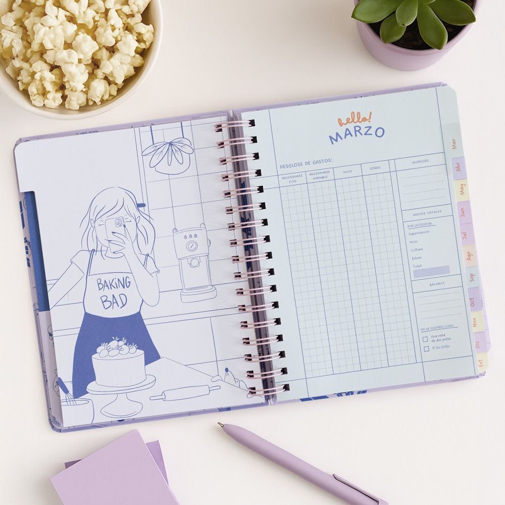 Agenda Anual Semana Vista A5 Clarilou 2026 - Imagen 4