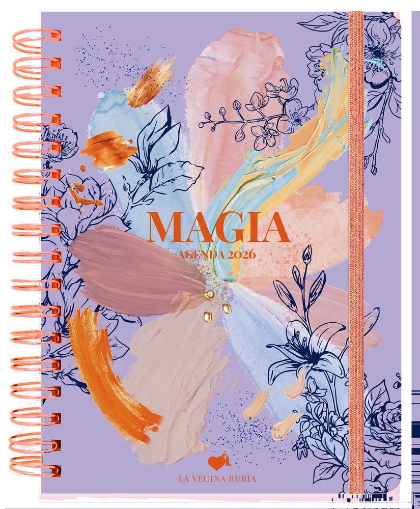Agenda Anual Semana Vista A5 La Vecina Rubia 2026