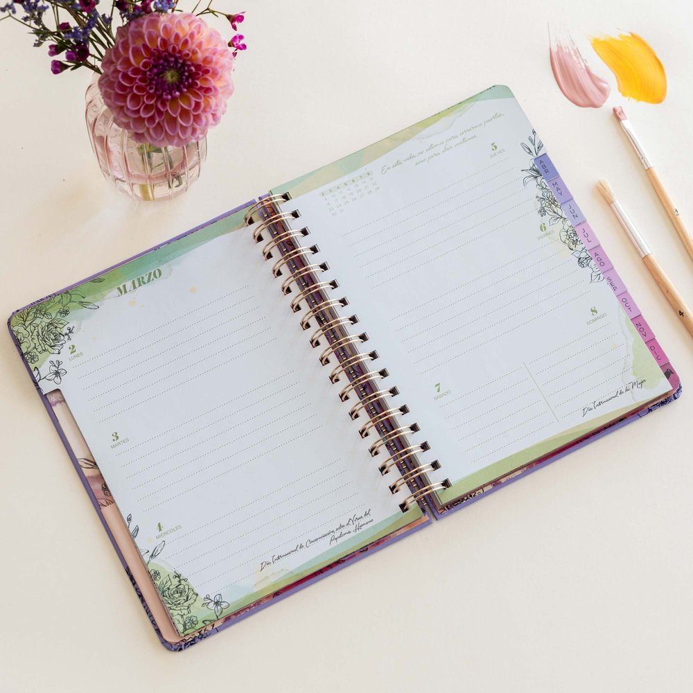 Agenda Anual Semana Vista A5 La Vecina Rubia 2026 - Imagen 4