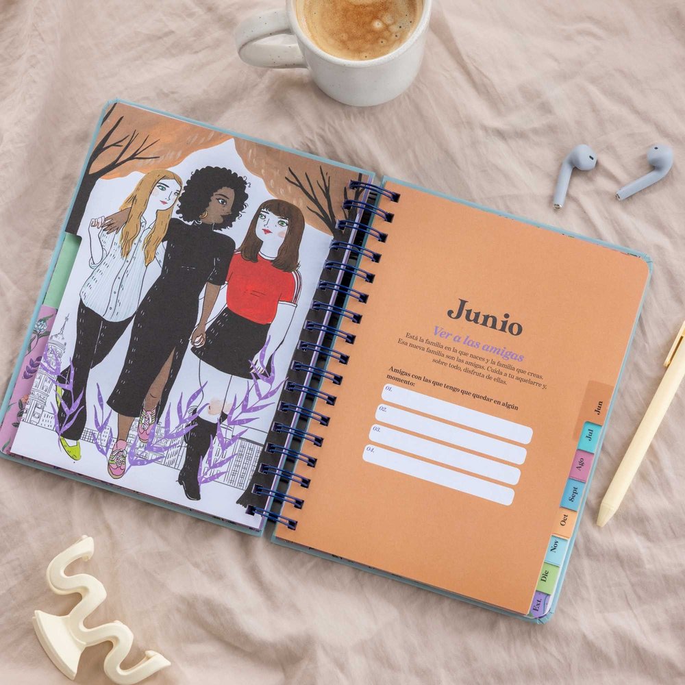 Agenda Anual Semana Vista A5 María Hesse 2026 - Imagen 2