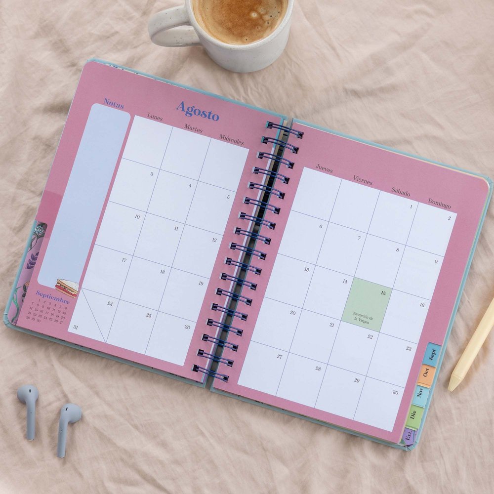 Agenda Anual Semana Vista A5 María Hesse 2026 - Imagen 5