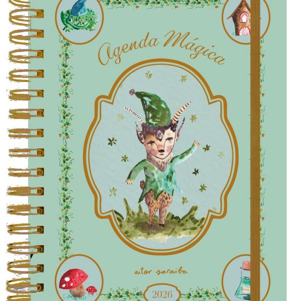 Agenda Anual Semana Vista A5 Aitor Saraiba 2026