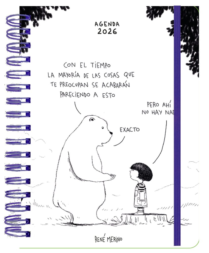 Agenda Anual Semana Vista A5 René Merino