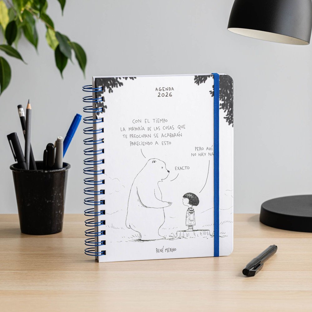 Agenda Anual Semana Vista A5 René Merino - Imagen 2