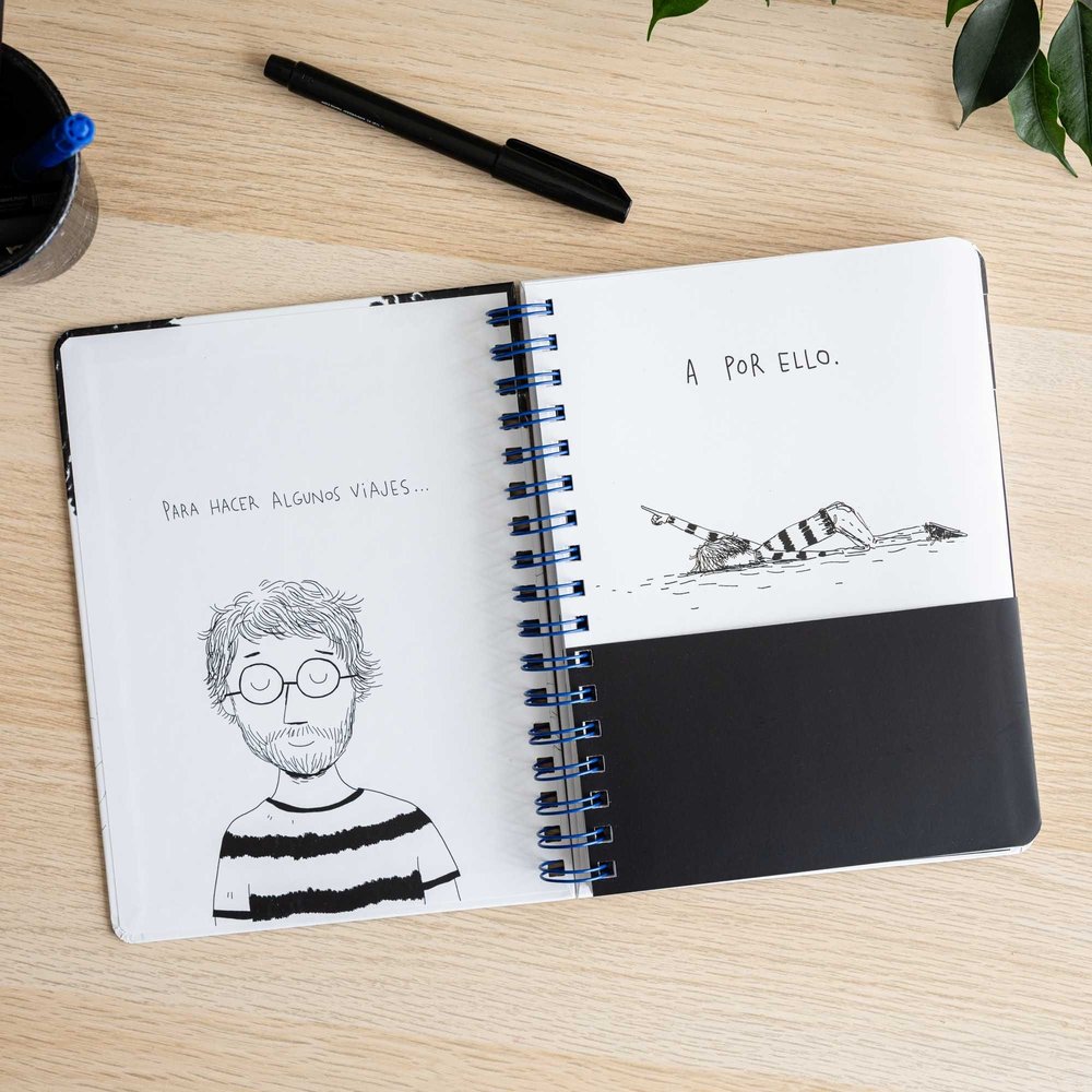 Agenda Anual Semana Vista A5 René Merino - Imagen 3