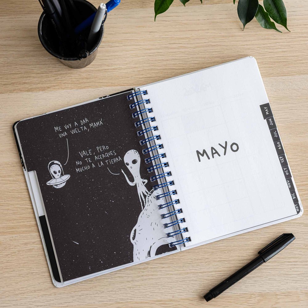 Agenda Anual Semana Vista A5 René Merino - Imagen 7