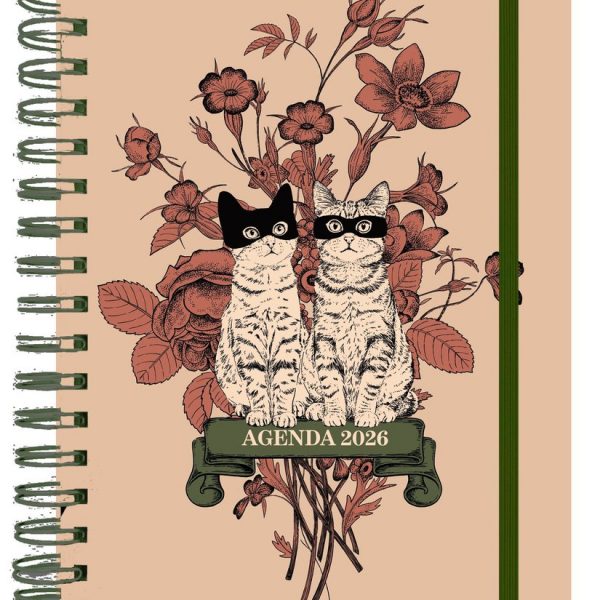 Agenda Anual Semana Vista A5 Laura Agusti 2026