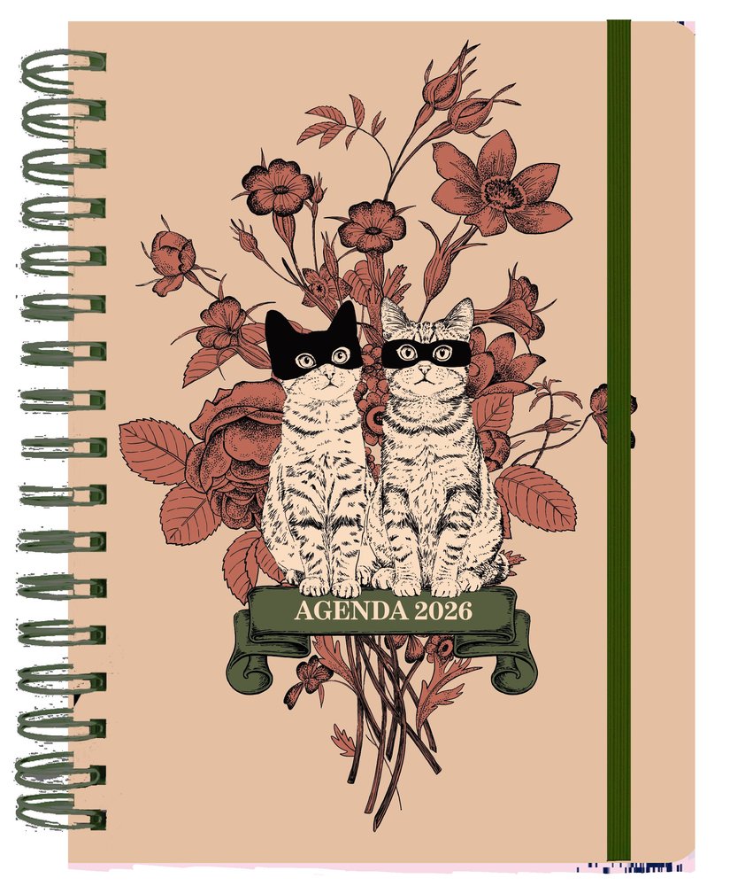 Agenda Anual Semana Vista A5 Laura Agusti 2026