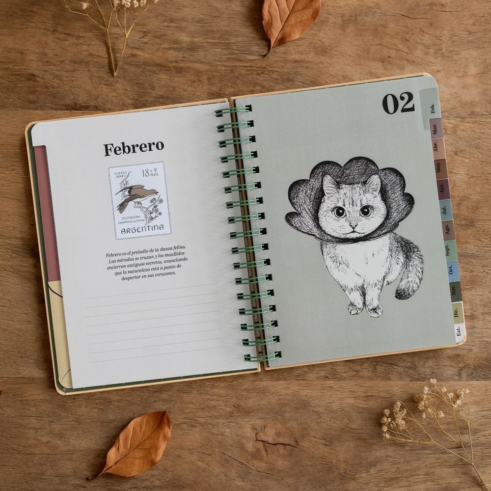 Agenda Anual Semana Vista A5 Laura Agusti 2026 - Imagen 3