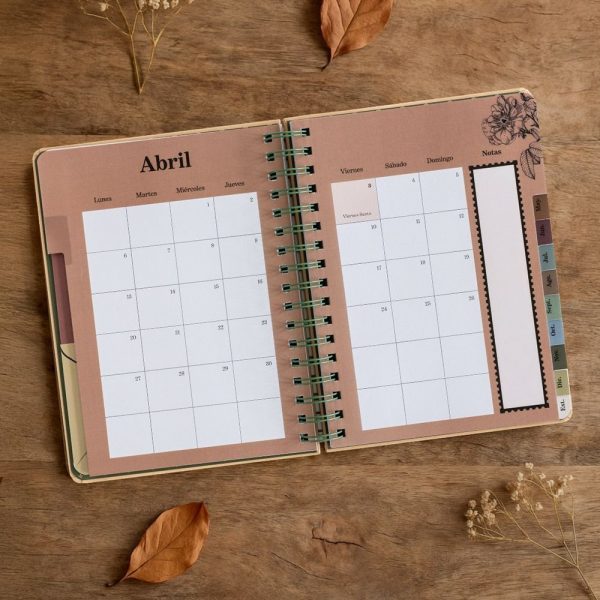 Agenda Anual Semana Vista A5 Laura Agusti 2026