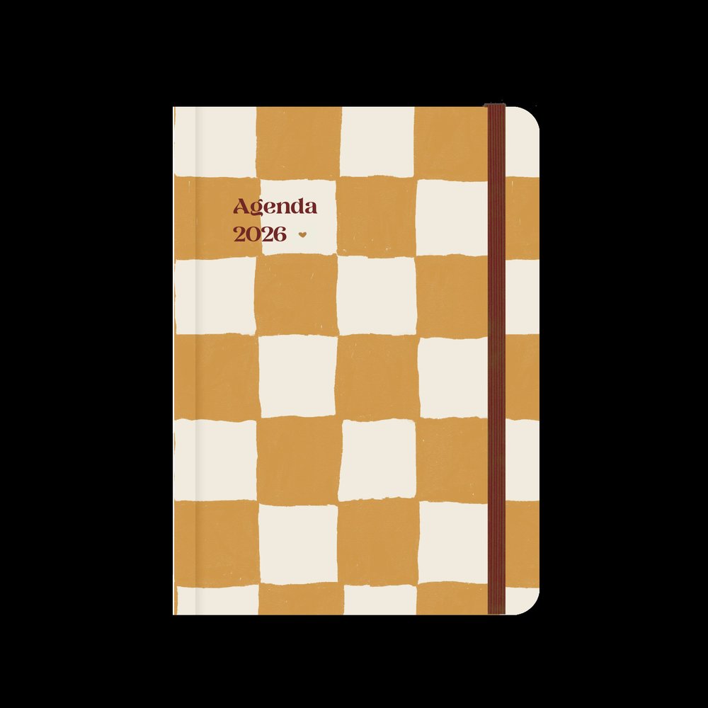 Agenda Anual Semana Vista A5 Palito 2026