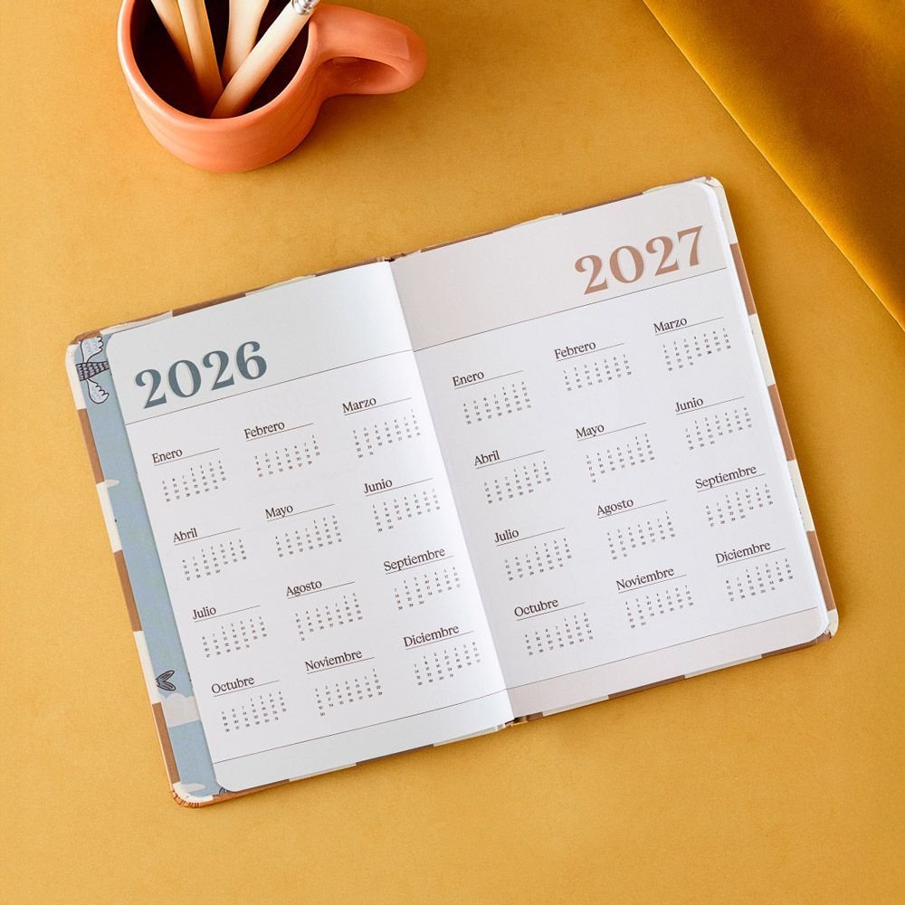 Agenda Anual Semana Vista A5 Palito 2026 - Imagen 5