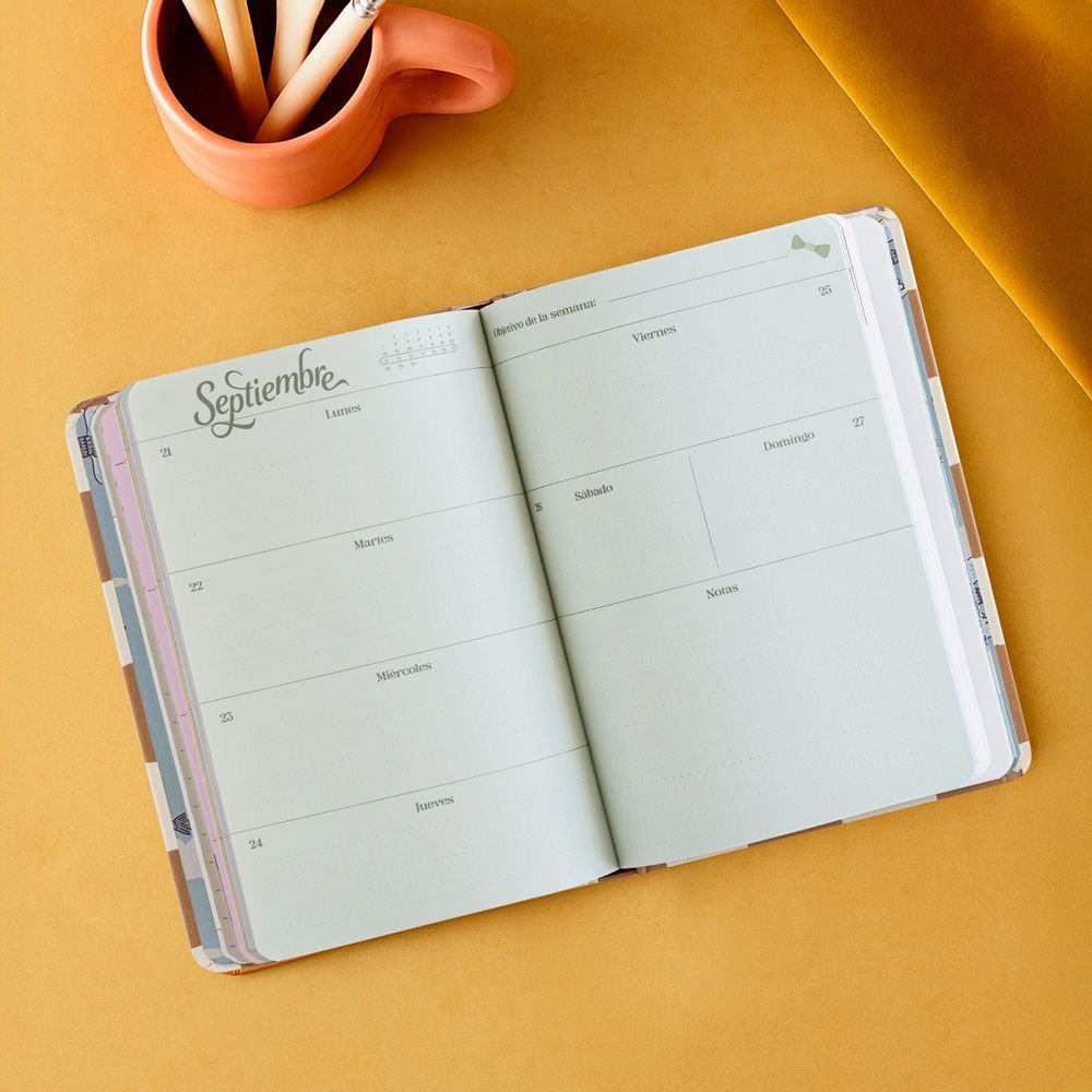 Agenda Anual Semana Vista A5 Palito 2026 - Imagen 8
