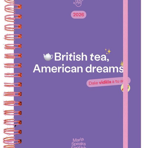 Agenda Anual Semana Vistal A5 María Speak English 2026