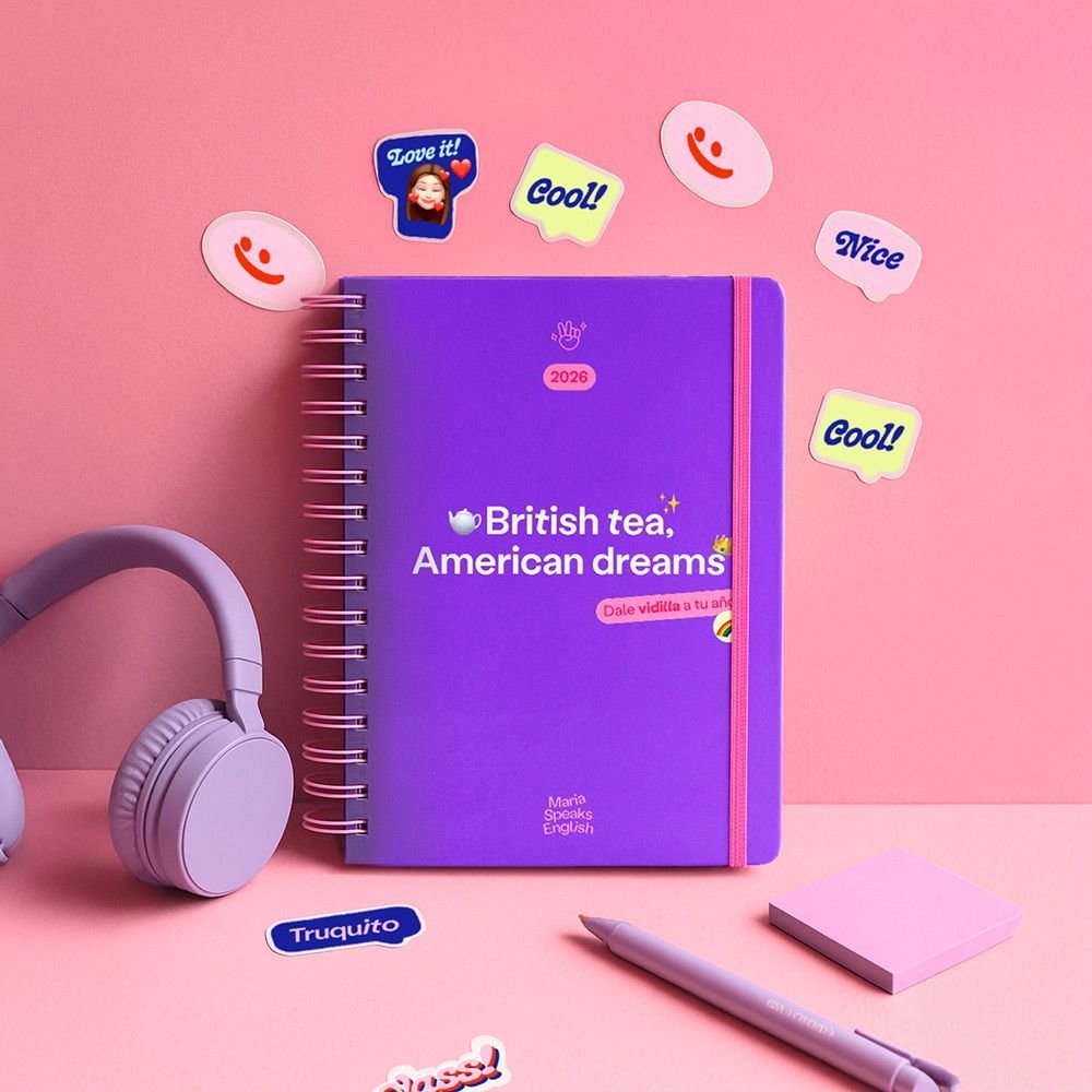 Agenda Anual Semana Vistal A5 María Speak English 2026 - Imagen 8