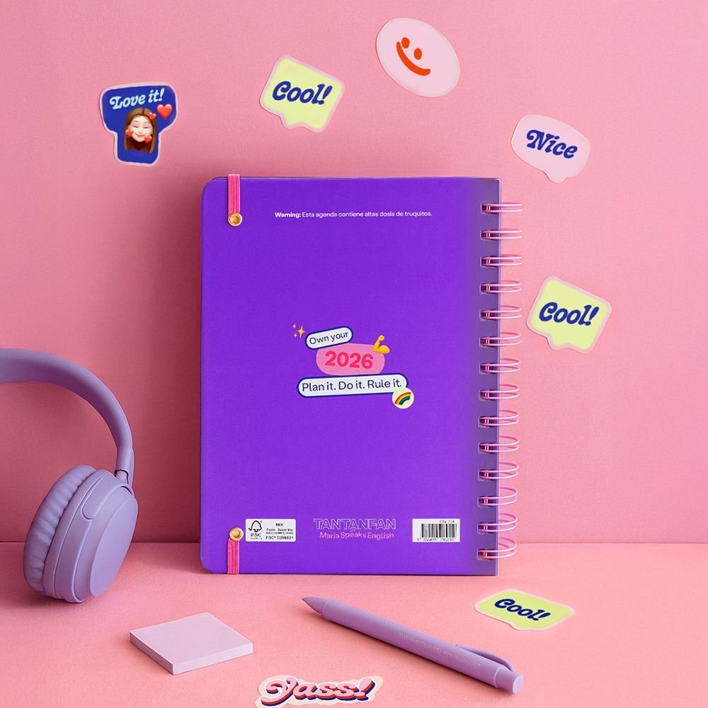 Agenda Anual Semana Vistal A5 María Speak English 2026 - Imagen 9