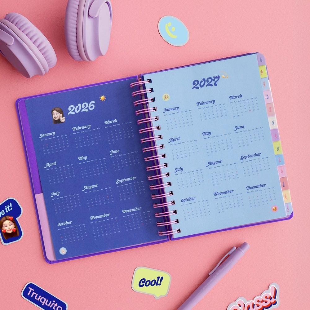 Agenda Anual Semana Vistal A5 María Speak English 2026 - Imagen 2