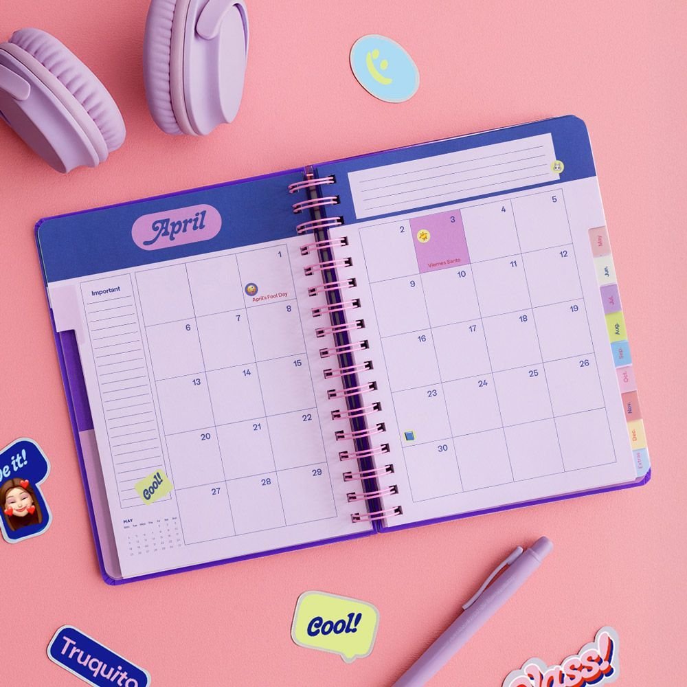 Agenda Anual Semana Vistal A5 María Speak English 2026 - Imagen 4