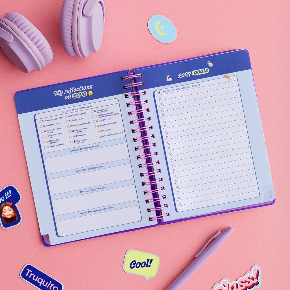 Agenda Anual Semana Vistal A5 María Speak English 2026 - Imagen 6