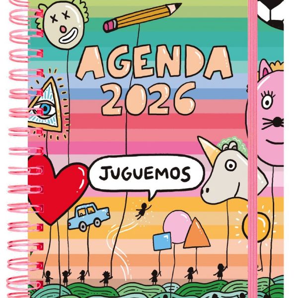 Agenda Anual Semana Vista A5 72 Kilos 2026