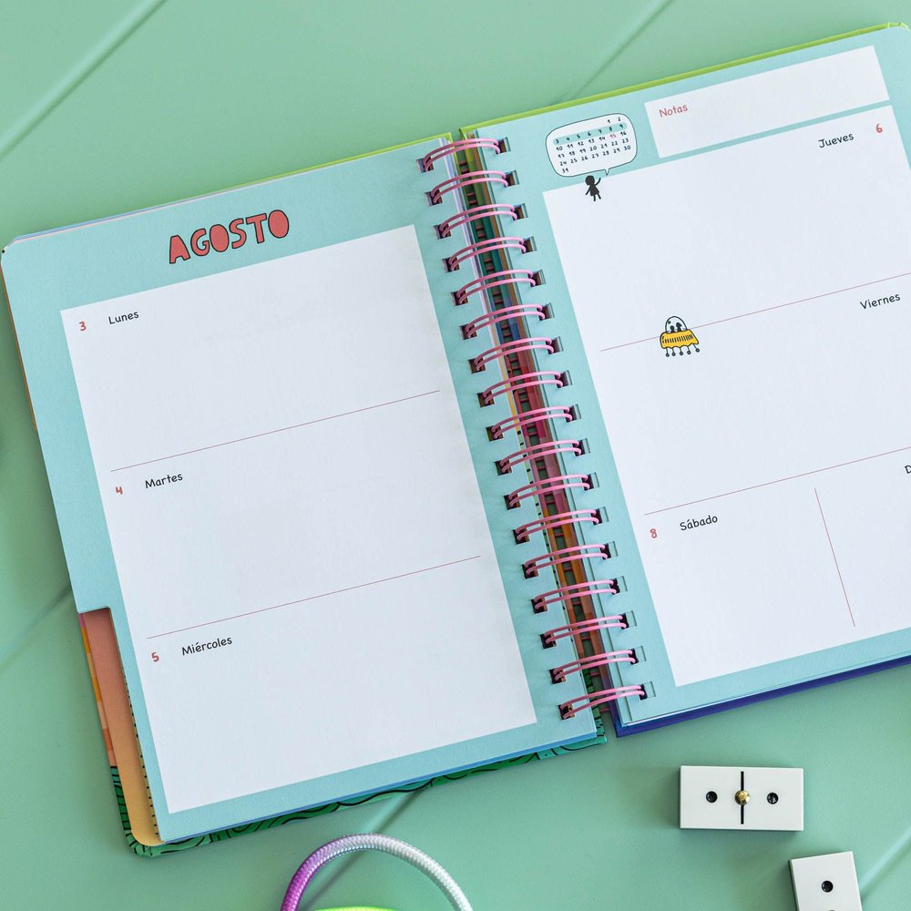 Agenda Anual Semana Vista A5 72 Kilos 2026 - Imagen 6