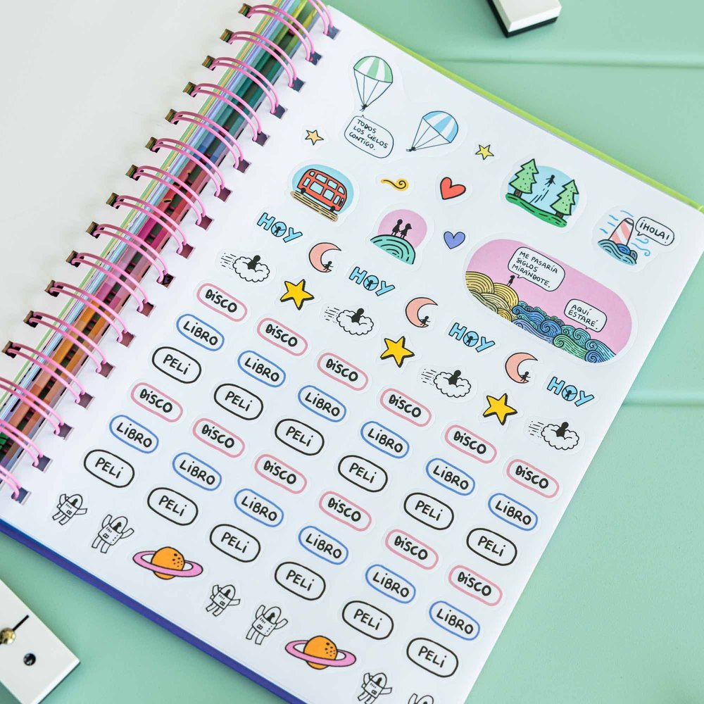 Agenda Anual Semana Vista A5 72 Kilos 2026 - Imagen 2