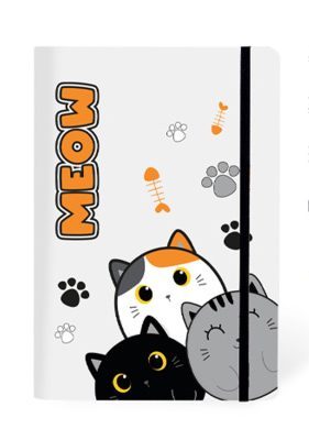 Cuaderno A5 Liso Meow