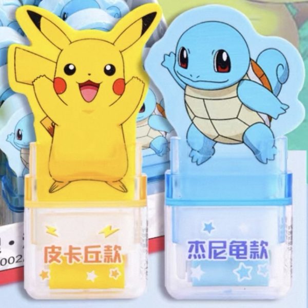Goma de Borrar con Rodillo Pokemon