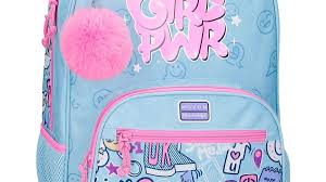 Mochila Girl Power Adaptable a Carro 38cm