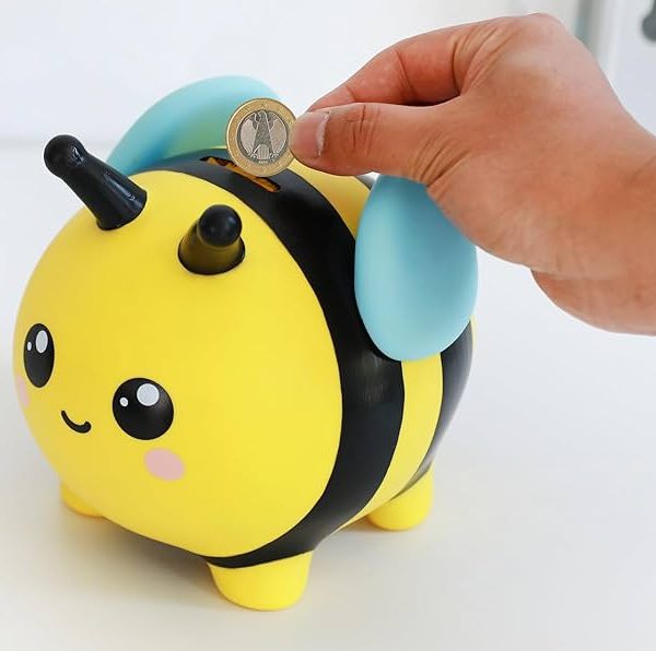 Hucha de Plástico Abeja