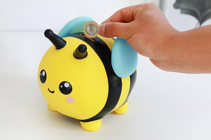 Hucha de Plástico Abeja - Imagen 2