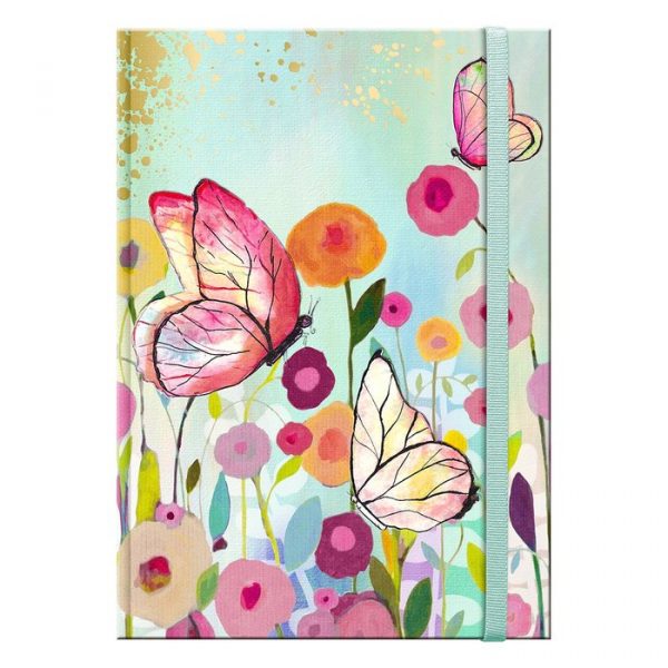 Cuaderno Tapa Dura Mediana Butterfly