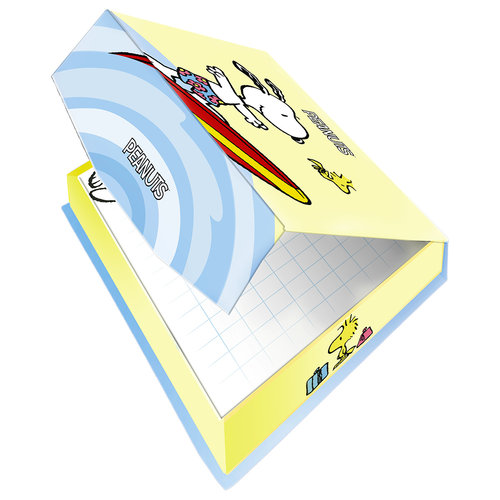 Taco de Notas Snoopy Pastel