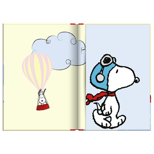 Cuaderno Rayas Tapa Dura Snoopy