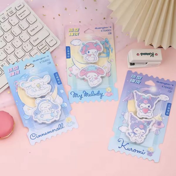 Pack 2 Gomas de Borrar Good Night Sanrio