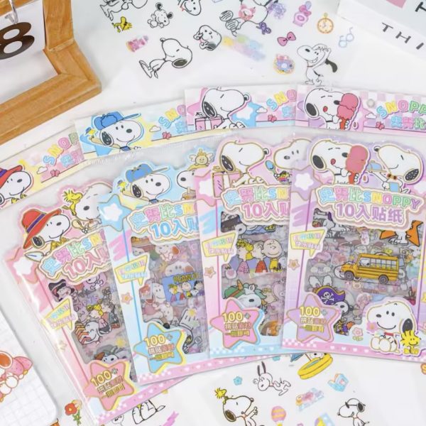 Pegatinas Snoopy Pastel