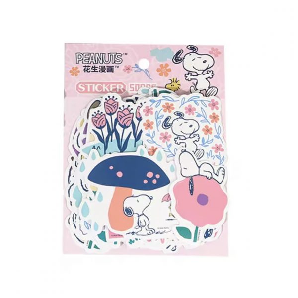 Pegatinas Flowers Snoopy