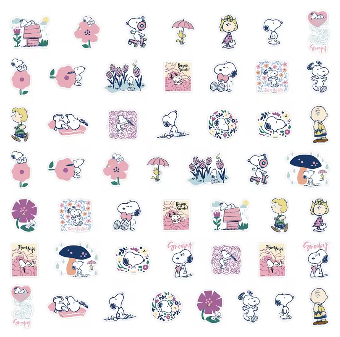 Pegatinas Flowers Snoopy - Imagen 6