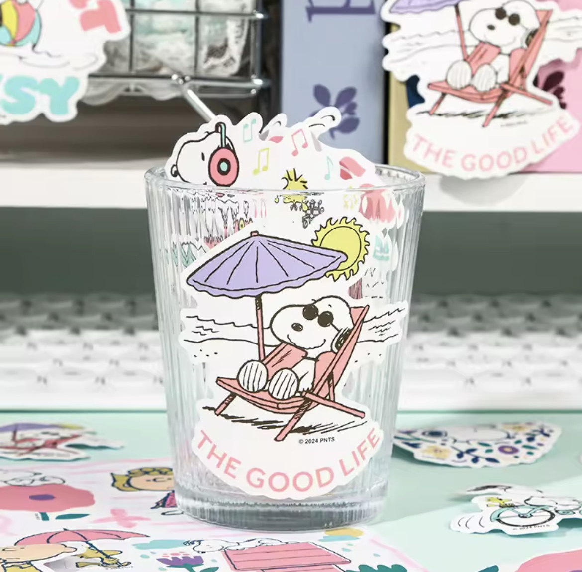 Pegatinas Flowers Snoopy - Imagen 4