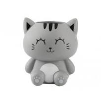 Portalápices Gato Gris