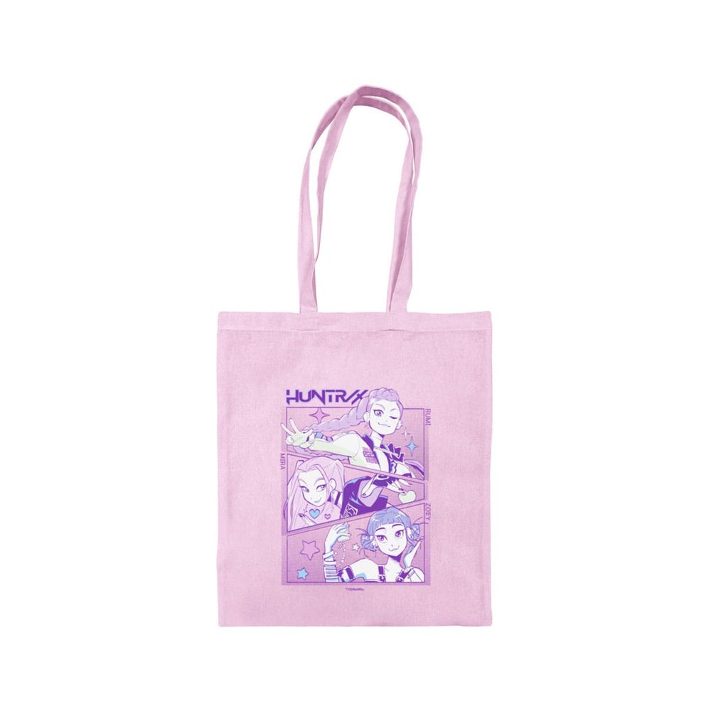 Bolso Tote Bag de Tela Las Guerreras Kpop Rosa
