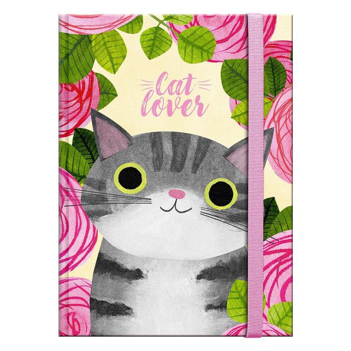 Libreta A7 Tapa Dura Cat Lover